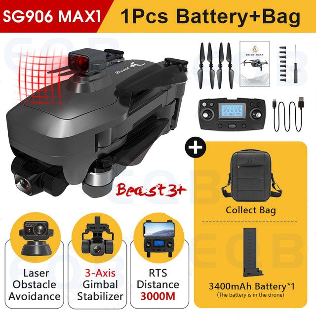 Professional 4K Camera Obstacle Quadcopter 5G FPV Professional Drones-12