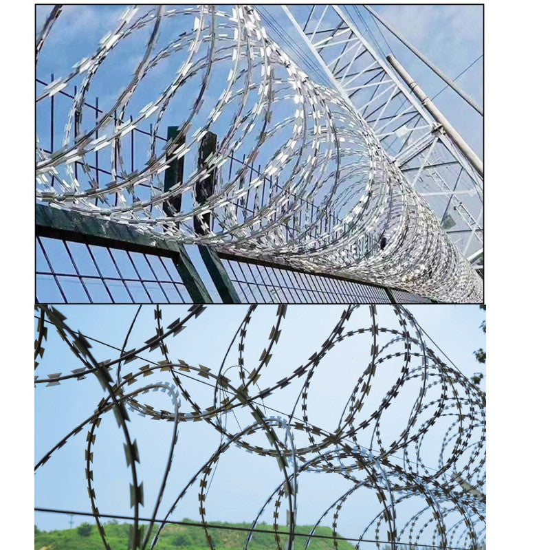 304 stainless steel blade rust-proof barbed wire-0