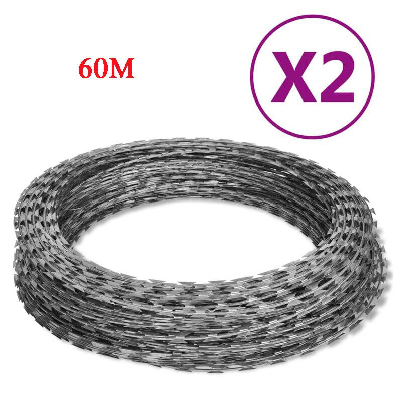 304 stainless steel blade rust-proof barbed wire-6