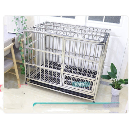 Heavy Duty Stainless Steel Dog Kennel Crate-6